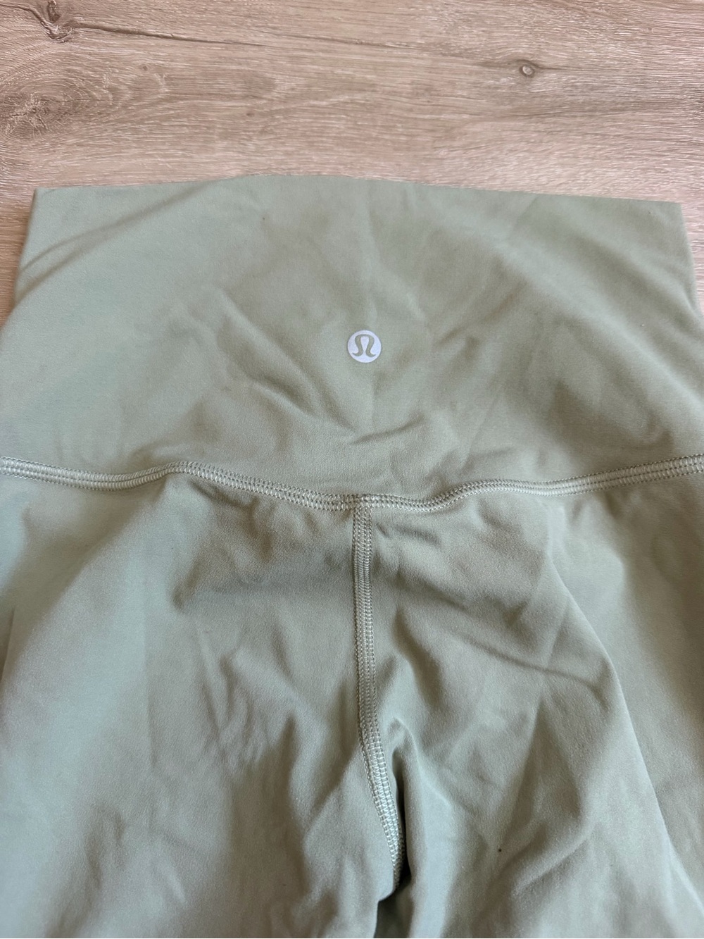 lululemon athletica Align High-Rise 25" Pant - Green Twill SZ 4 - Picture 5 of 6